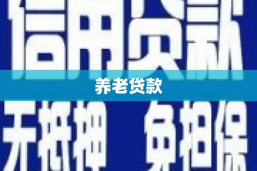 通川养老贷款