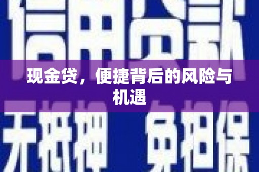 通川现金贷，便捷背后的风险与机遇