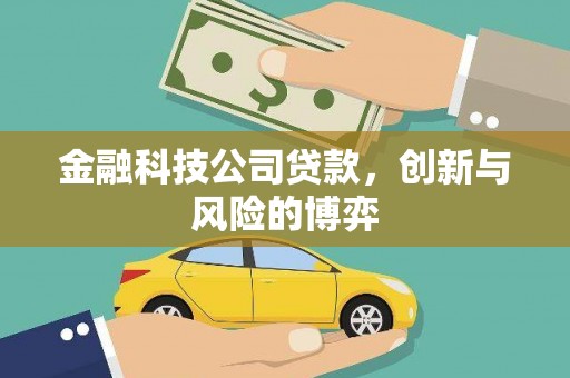 通川金融科技公司贷款，创新与风险的博弈