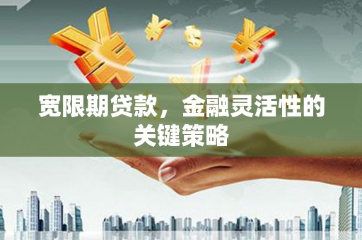 通川宽限期贷款，金融灵活性的关键策略
