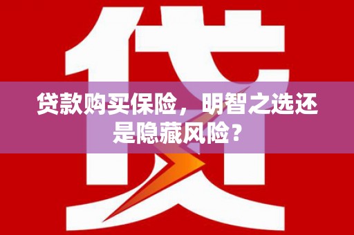 通川贷款购买保险，明智之选还是隐藏风险？