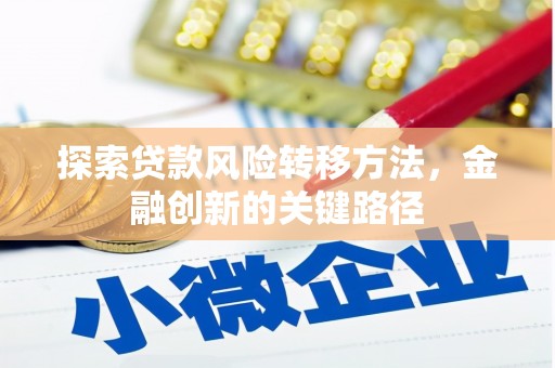 通川探索贷款风险转移方法，金融创新的关键路径