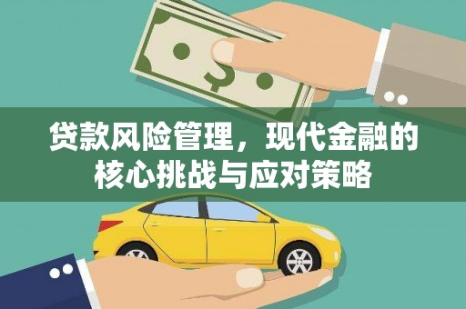 通川贷款风险管理，现代金融的核心挑战与应对策略