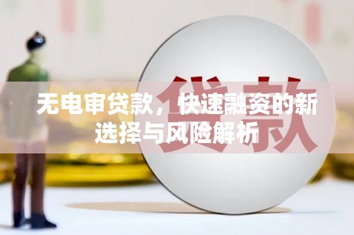 通川无电审贷款，快速融资的新选择与风险解析