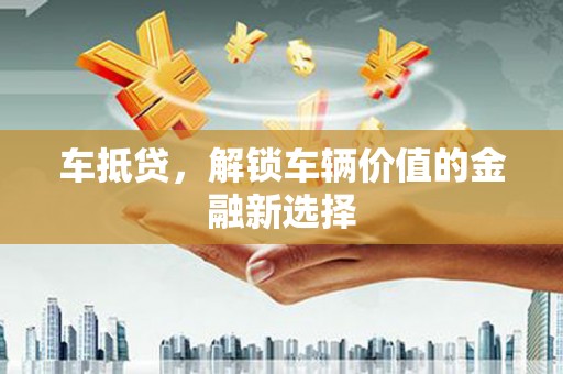 通川车抵贷，解锁车辆价值的金融新选择