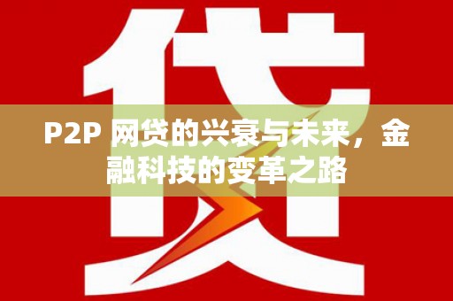 通川P2P 网贷的兴衰与未来，金融科技的变革之路