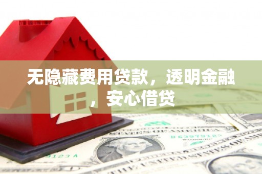 通川无隐藏费用贷款，透明金融，安心借贷