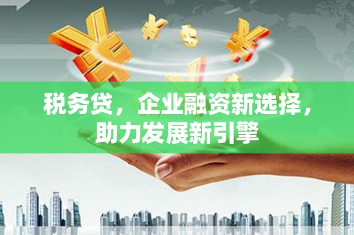 通川税务贷，企业融资新选择，助力发展新引擎