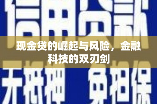 通川现金贷的崛起与风险，金融科技的双刃剑